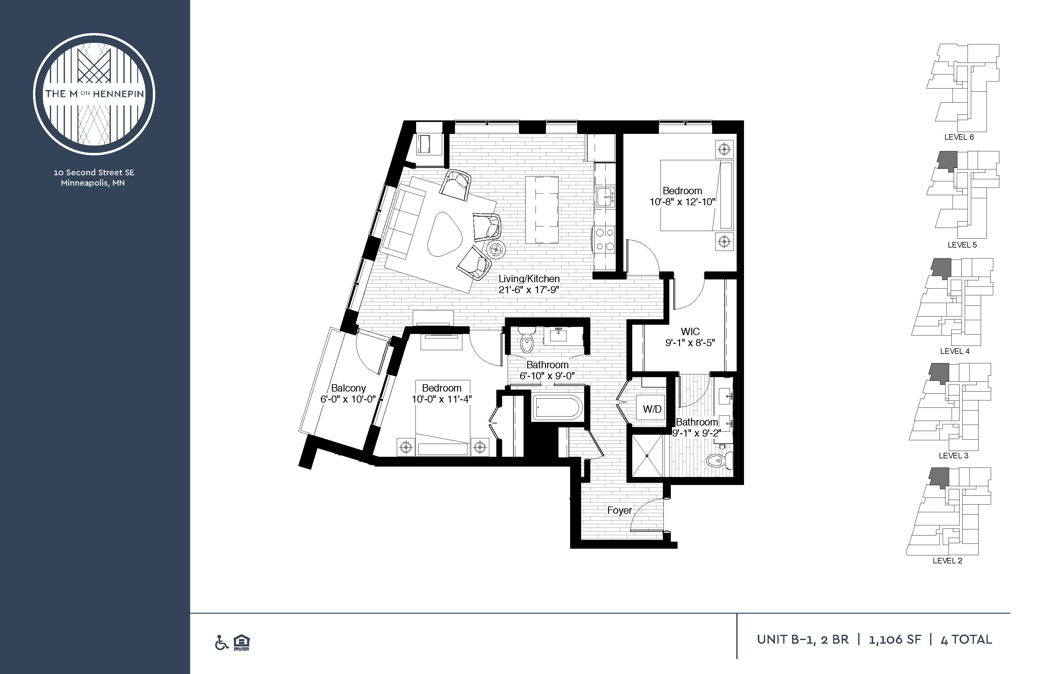 Studio, 1, 2 & 3 Bedroom Apartments in Minneapolis The M